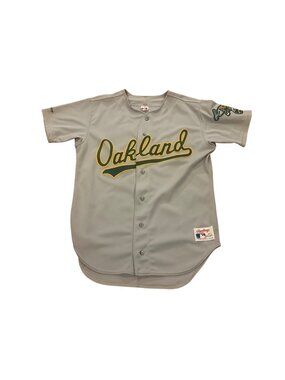 Vintage 90s Rawlings Oakland Athletics #99 Authentic MLB Baseball Jersey Mens 44